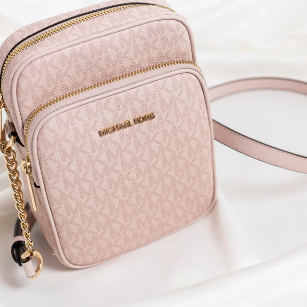 MICHAEL KORS Jet Set Travel Medium Logo  Crossbody Bag - Picture 3 of 7